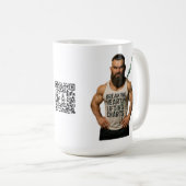 コーヒーマグ – 壊れたハート持ち上げチャート コーヒーマグカップ (正面右)