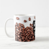 「コーヒーマグ：完璧なコーヒーパートナー」 コーヒーマグカップ (左)