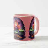 コーヒーマグ「小さなゴブリンのための魔女の醸造！」 マグカップ (正面右)