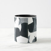 コーヒーマグ – 抽象デザイン, 'ブレード' マグカップ (中央)