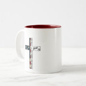 コーヒーマグ：普通は戻来って来ない、イエスは ツートーンマグカップ (正面左)