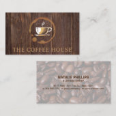 コーヒーマグ |木製ボード 名刺 (正面/裏面)