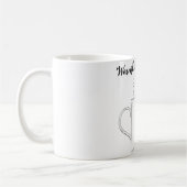 コーヒーマグ：毎日の喜びの量» コーヒーマグカップ (左)