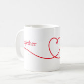 コーヒーマグ – 永遠に一緒 コーヒーマグカップ (正面左)