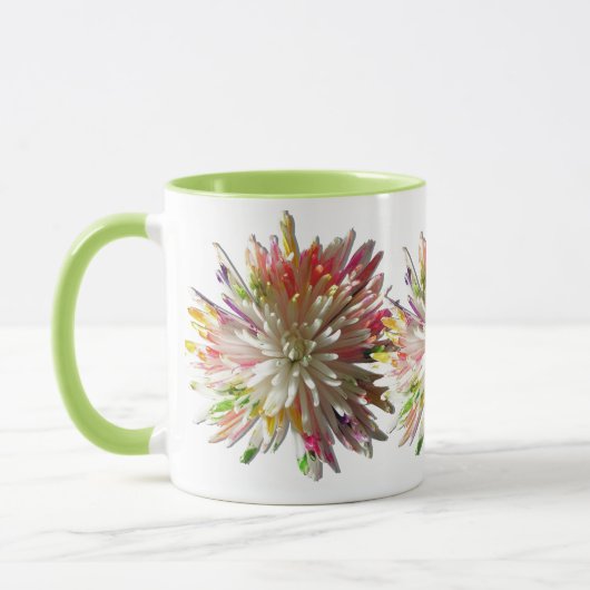 コーヒーマグ – 絵を描白いスパイダーマーム マグカップ (左)