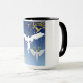 コーヒーマグ:美しく優雅な天使 マグカップ (正面右)