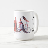 コーヒーマグ – 蹴用 コーヒーマグカップ (正面右)