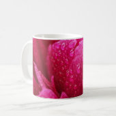 コーヒーマグ - 雨上がりの芍薬の花 コーヒーマグカップ (正面左)