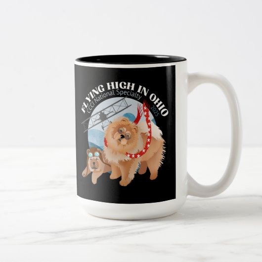 コーヒーマグ – 2トーンブラックW/2025ロゴ ツートーンマグカップ (右)