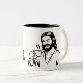 コーヒーマグ He Brews 330ml ツートーンマグカップ (正面右)