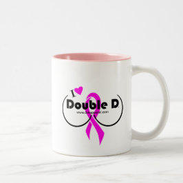 コーヒーマグ – I Love Double D ツートーンマグカップ
