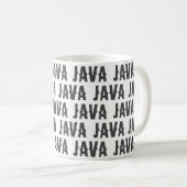 コーヒーマグ「Java」ギフト素晴らしアイディア コーヒーマグカップ (正面右)