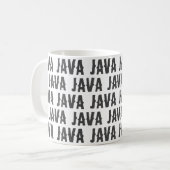 コーヒーマグ「Java」ギフト素晴らしアイディア コーヒーマグカップ (正面左)