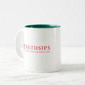 コーヒーマグ – O味と主が良いことを見る! ツートーンマグカップ (正面左)