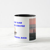 コーヒーマグCosta Rica,コスタリカへ脱出 マグカップ (中央)