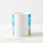 コーヒーマグI愛するビーチ コーヒーマグカップ (中央)