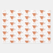 コーヒーマグIn Love Boho Art ラッピングペーパーシート (正面3)