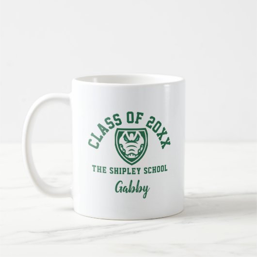 コーヒーマグThe Shipley School,紅茶,カップ コーヒーマグカップ (左)