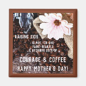 コーヒーマザーズデイマグネット マグネット (正面)