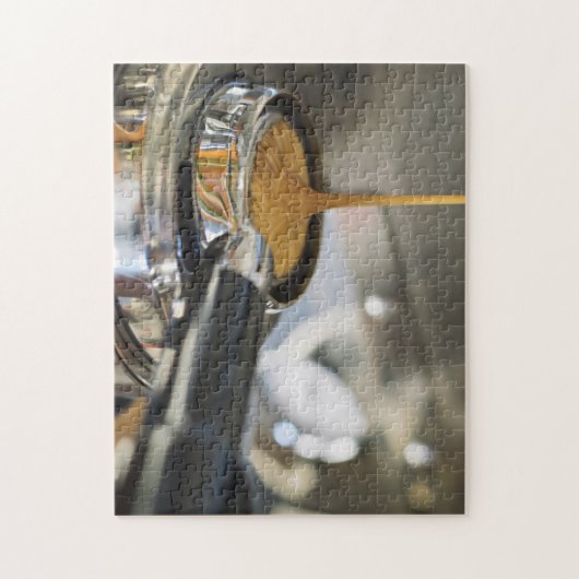 コーヒーマシンからエスプレッソを注ぐ ジグソーパズル (縦)