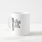 コーヒーマシンの同僚おもしろマグカップ コーヒーマグカップ (正面左)