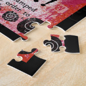 コーヒーマシン – ヴィンテおもしろいージ広告 ジグソーパズル (側面)