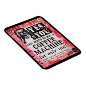 コーヒーマシン – ヴィンテおもしろいージ広告 マグネット (右側)