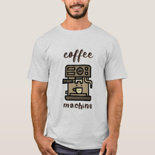 コーヒーマシンTシャツ Tシャツ