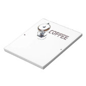 コーヒーマジックエンジョイ、「朝の最初のもの」、 ノートパッド (回転)