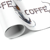 コーヒーマジックエンジョイ、「朝の最初のもの」、 ラッピングペーパー (ロールコーナー)