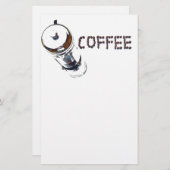コーヒーマジックエンジョイ、「朝の最初のもの」、 便箋 (正面/裏面)