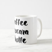 コーヒーマスカラのハッスル コーヒーマグカップ (正面右)