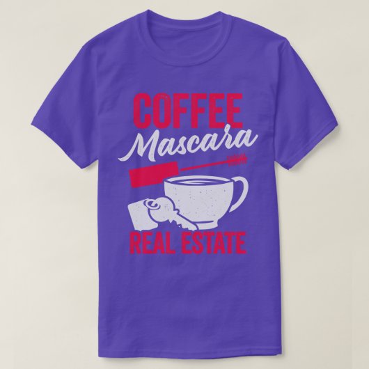 コーヒーマスカラ実在エテート Tシャツ (デザイン正面)