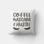 コーヒーマスカラ&ハッスル クッション (正面)