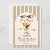 コーヒーママとMartini Espresso赤ちゃんシャワー 招待状 (正面)