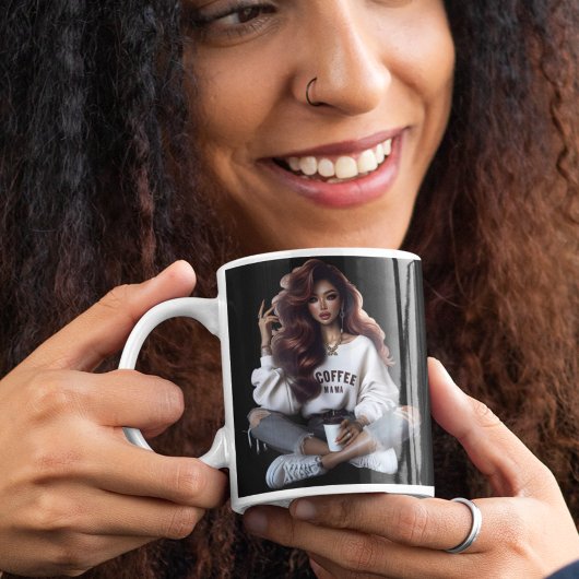コーヒーママ ジャンボコーヒーマグカップ