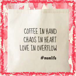 コーヒーマムカワイママトレンディーマザーズデイギフト トートバッグ