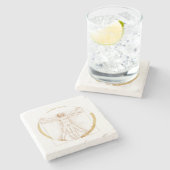 コーヒーマン ストーンコースター (横)