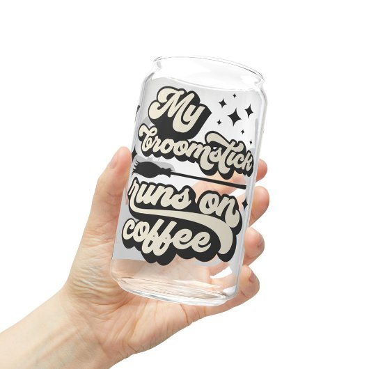 コーヒーマ走グの私のブローチ、ハロウィーン猫 ガラス缶