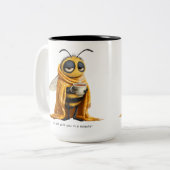 コーヒーミツバチ ツートーンマグカップ (正面左)