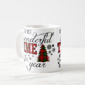 コーヒーミュー年の最も素晴らしい時だ コーヒーマグカップ (正面左)