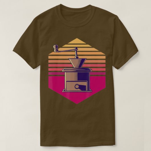 コーヒーミルヴィンテージ Tシャツ (デザイン正面)