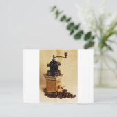 コーヒーミル ポストカード (スタンド正面)