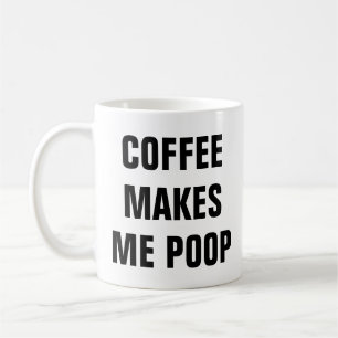 コーヒーメイクミーウンチおもしろい引用文パン誕生日 コーヒーマグカップ
