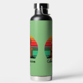 コーヒーメイクミーウンチビッグフットサスカッチ おもしろい ウォーターボトル (左面)