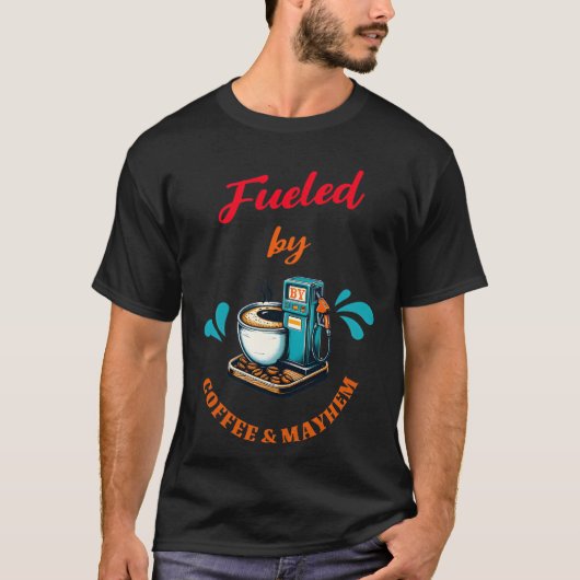 コーヒーメイヘムのTシャツで煽られる Tシャツ (正面)