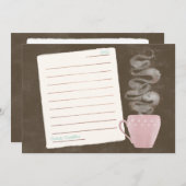 コーヒーメモ ノートカード (正面/裏面)