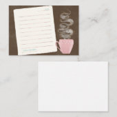 コーヒーメモ ノートカード (正面/裏面)