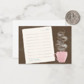 コーヒーメモ ノートカード (正面/裏面インサイチュ)