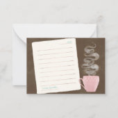 コーヒーメモ ノートカード (正面)